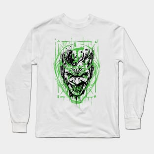 The only face they fear - Green Long Sleeve T-Shirt